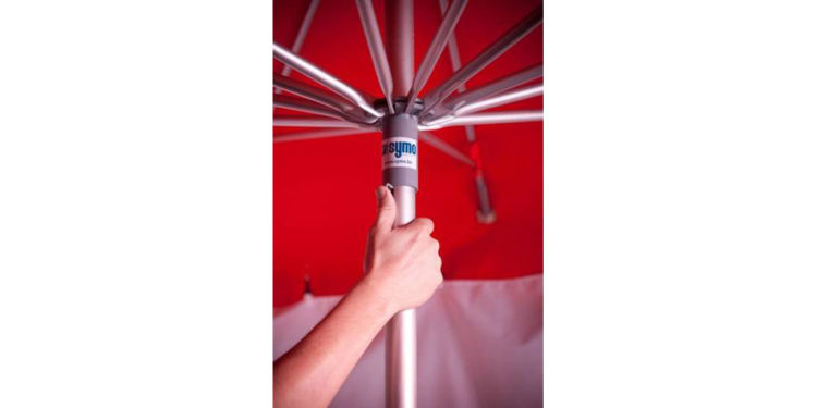 parasol de marché avec ressort