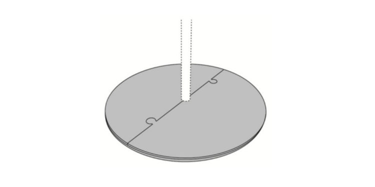 Extra weight baseplate round for Bloom parasol