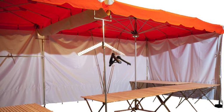market stall canopies